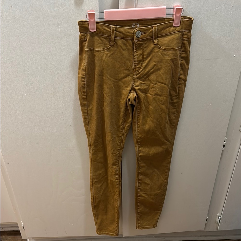 Tan Chinos Slim Fit Casual Pants